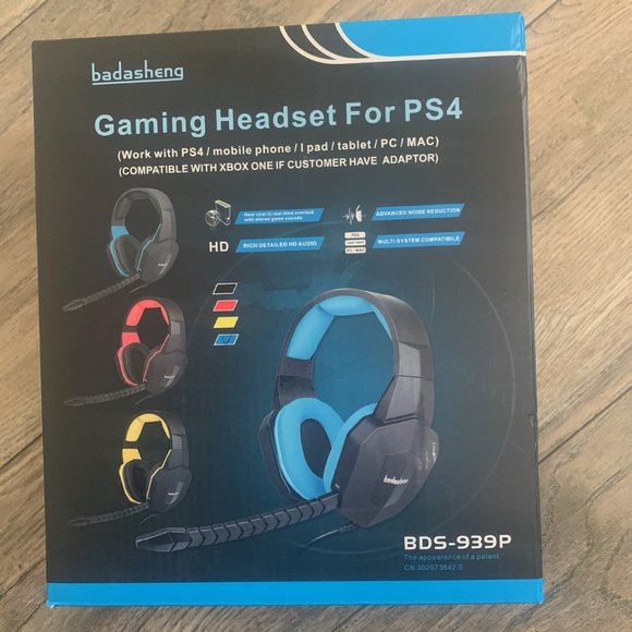 NWT BADASHENG 5 IN 1 GAMING HEADSET: PS4, IPAD - Picture 1 of 11